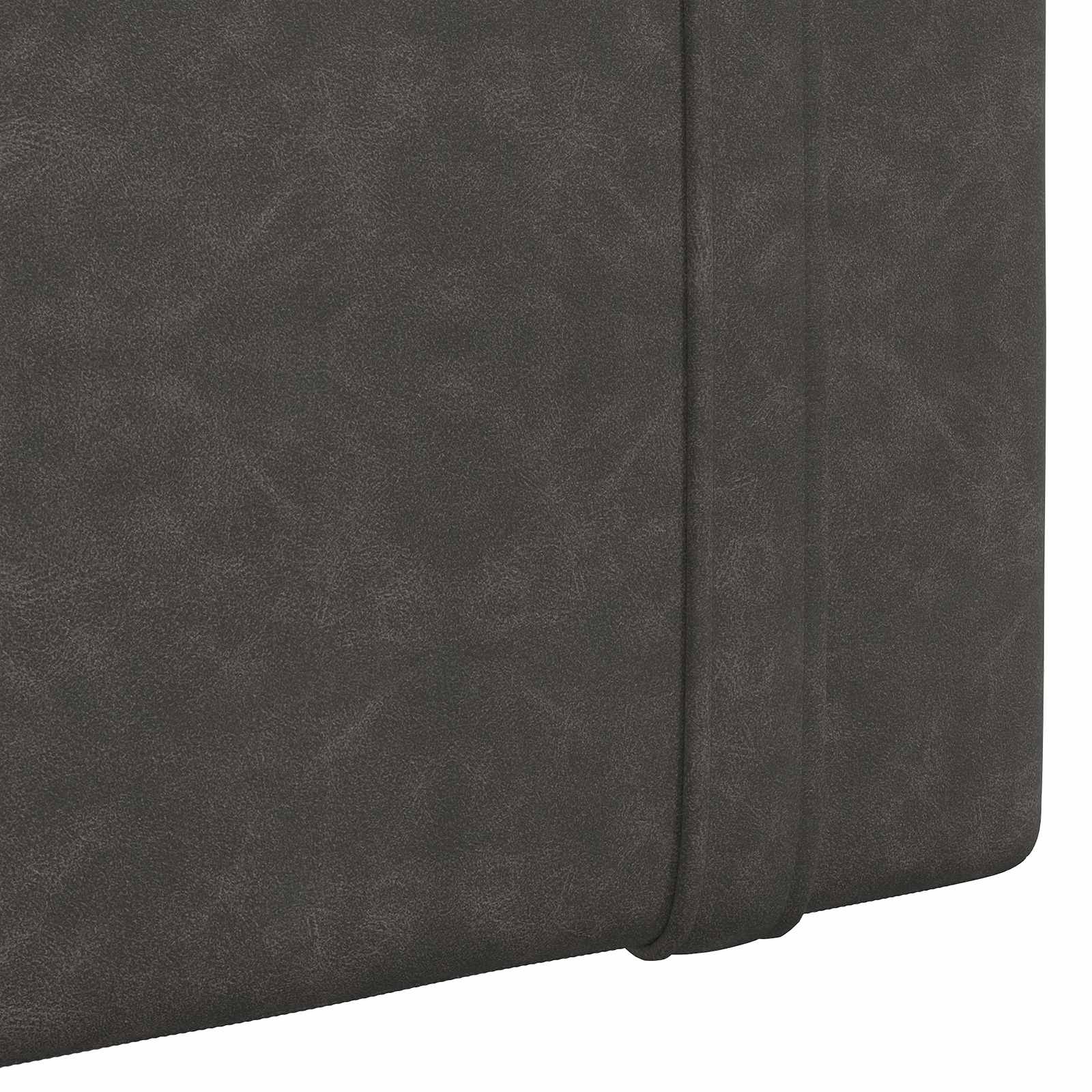 vidaXL Hangend Hoofdeinde Glanzend Bruin 100 x 55 x 5 cm Antiek PU