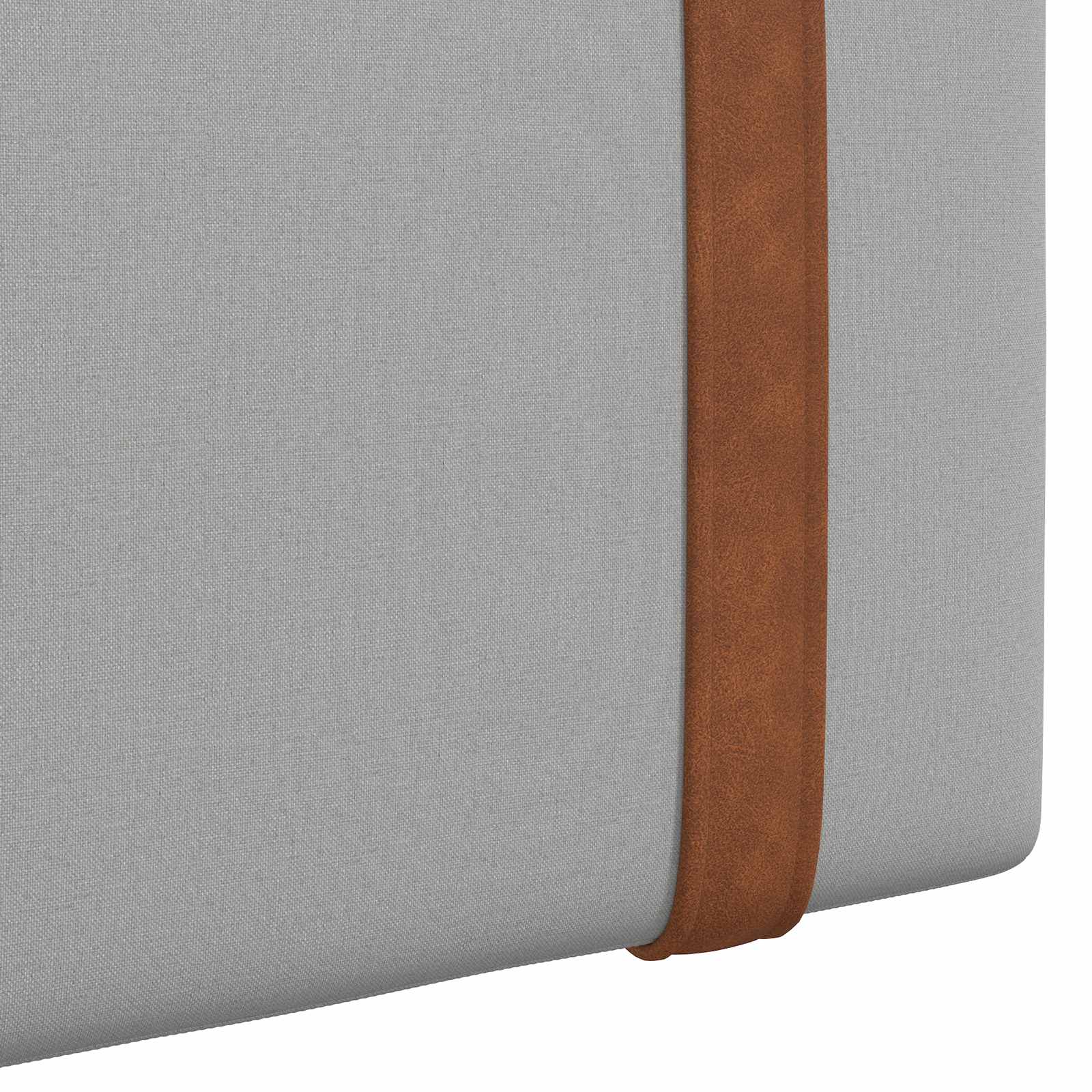 vidaXL Hangend Hoofdeinde Effen Wolkengrijs 80 x 40 cm Bewerkt hout