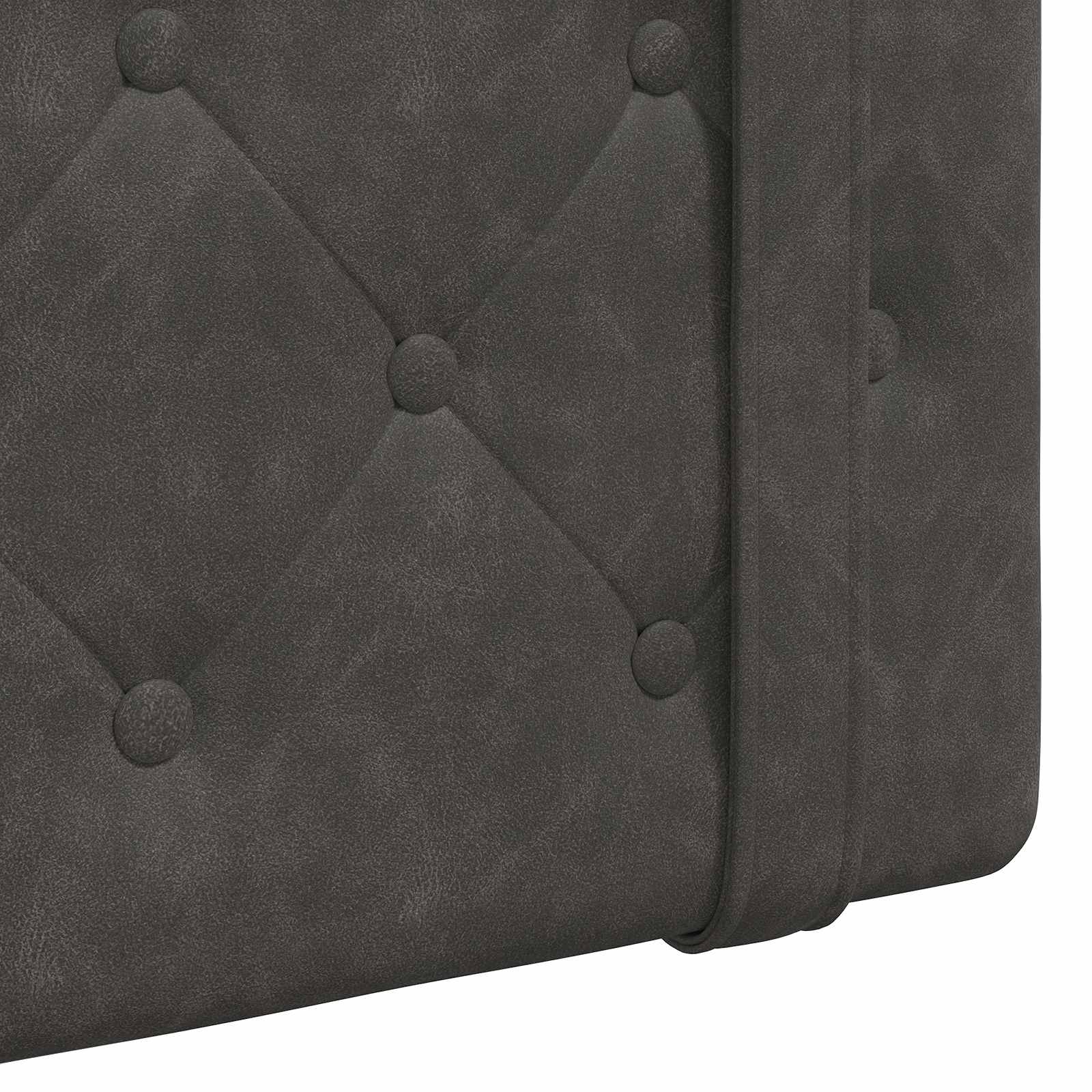 vidaXL Hangend Hoofdeinde Wandgemonteerd Bruin 80 cm Antiek PU