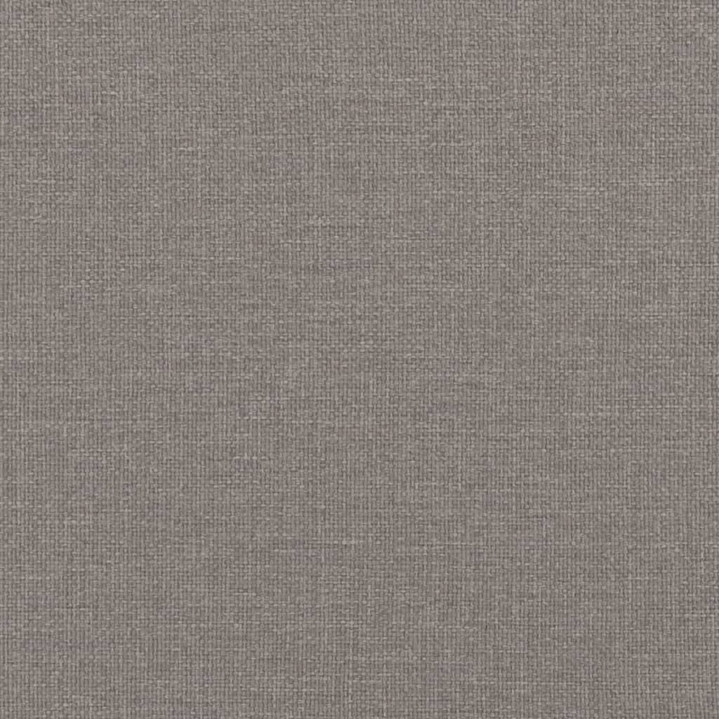 vidaXL Fauteuil verstelbaar stof taupe