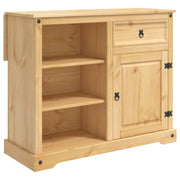 vidaXL Keuken Trolley met lade 2 pcs Honing Wax 112 x 70 x 91,5 cm