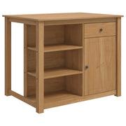 vidaXL Keuken Trolley PANAMA 2 pcs Honing Wax 112 x 77 x 90 cm