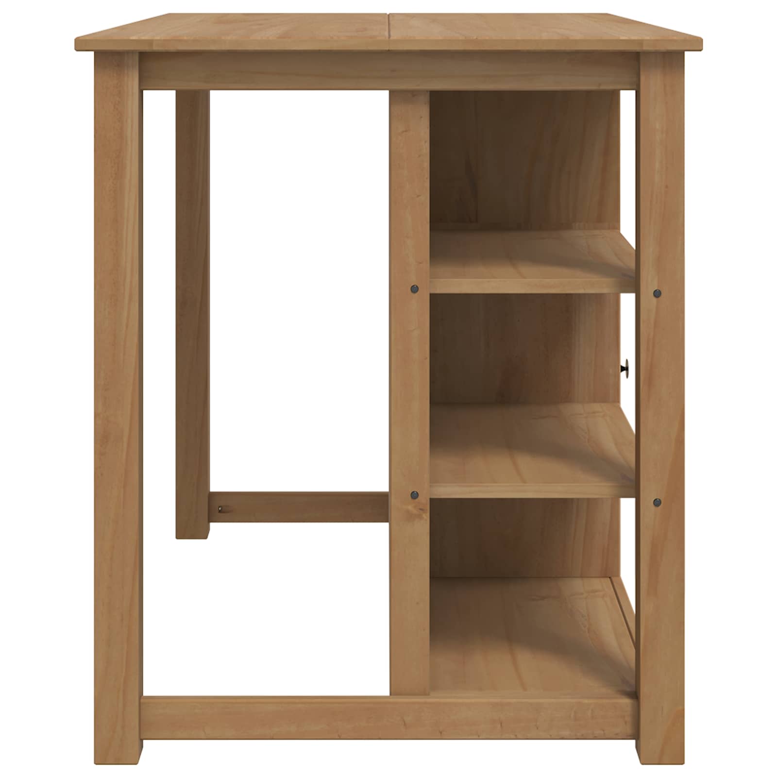 vidaXL Keuken Trolley PANAMA 2 pcs Honing Wax 112 x 77 x 90 cm