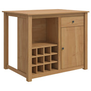 vidaXL Keuken Trolley PANAMA 2 pcs Honing Wax 112 x 77 x 90 cm