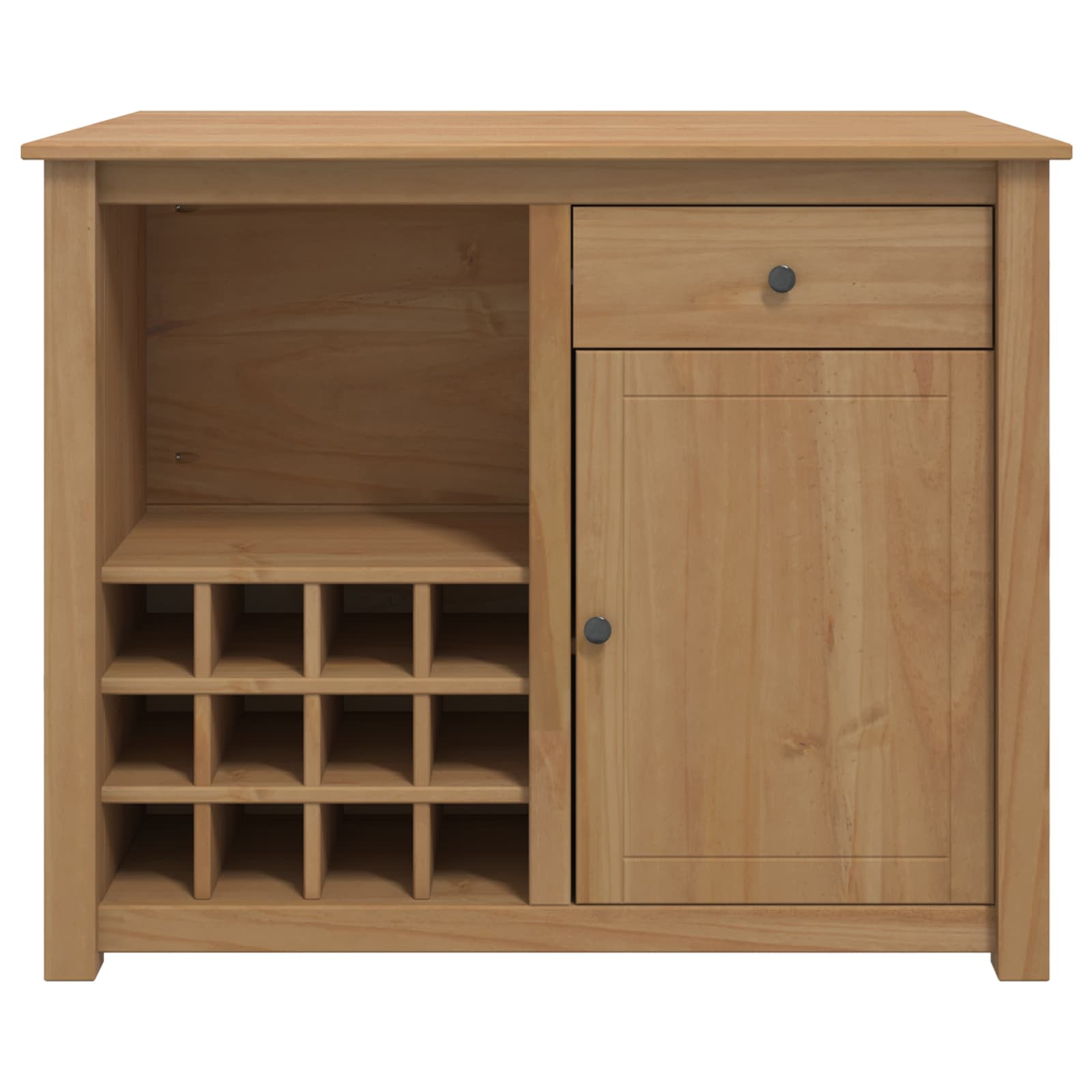 vidaXL Keuken Trolley PANAMA 2 pcs Honing Wax 112 x 77 x 90 cm
