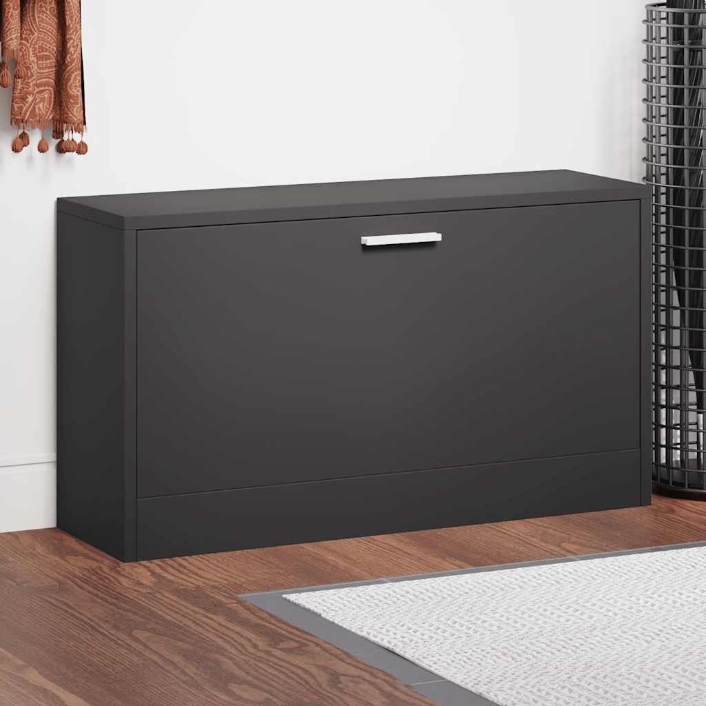 vidaXL Schoenenopbergbank 80x24x45 cm eikenkleurig