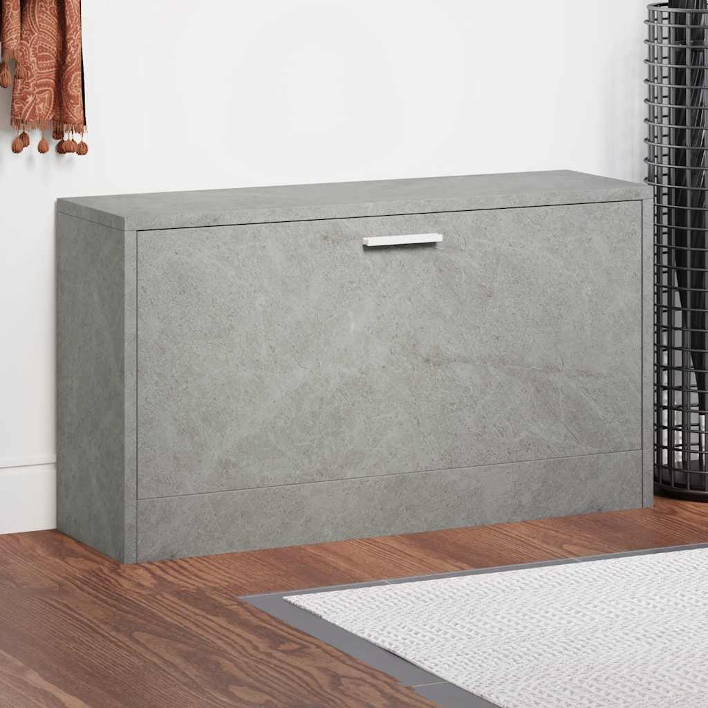 vidaXL Schoenenopbergbank 80x24x45 cm eikenkleurig