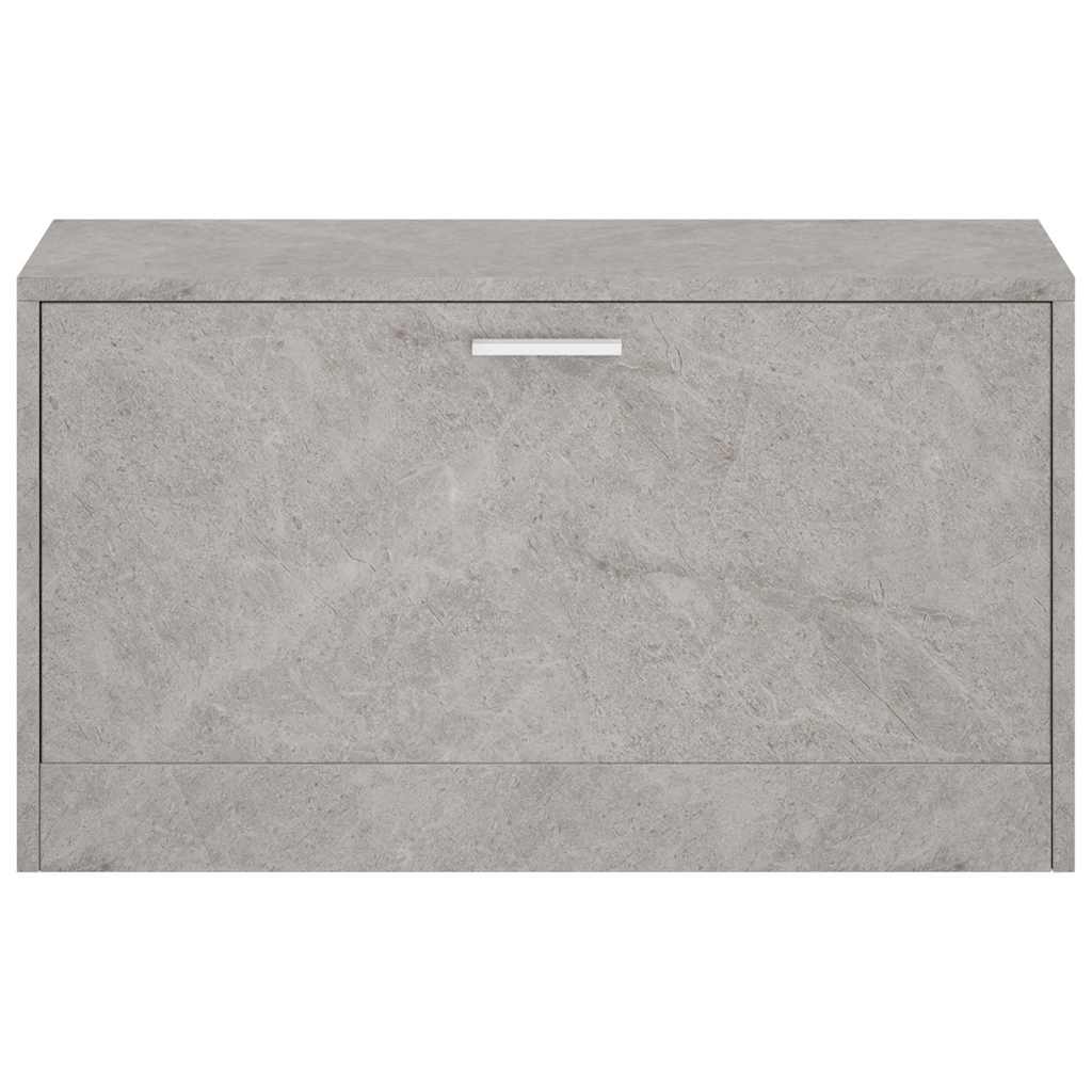 vidaXL Schoenenopbergbank 80x24x45 cm eikenkleurig