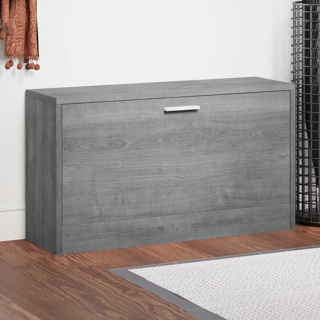 vidaXL Schoenenopbergbank 80x24x45 cm eikenkleurig
