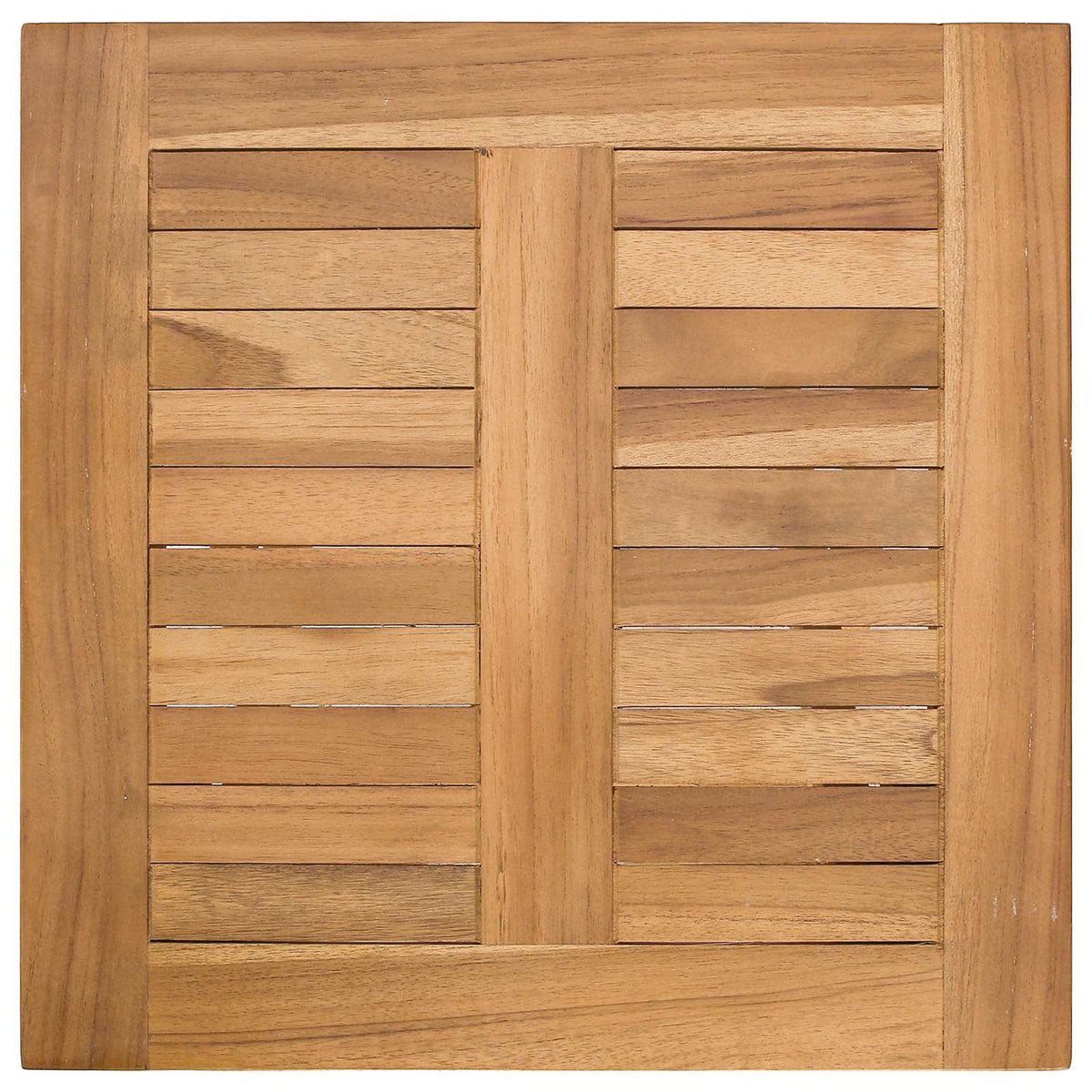 vidaXL Vouwdeckstoel 2 pcs Naturel Massief Teakhout