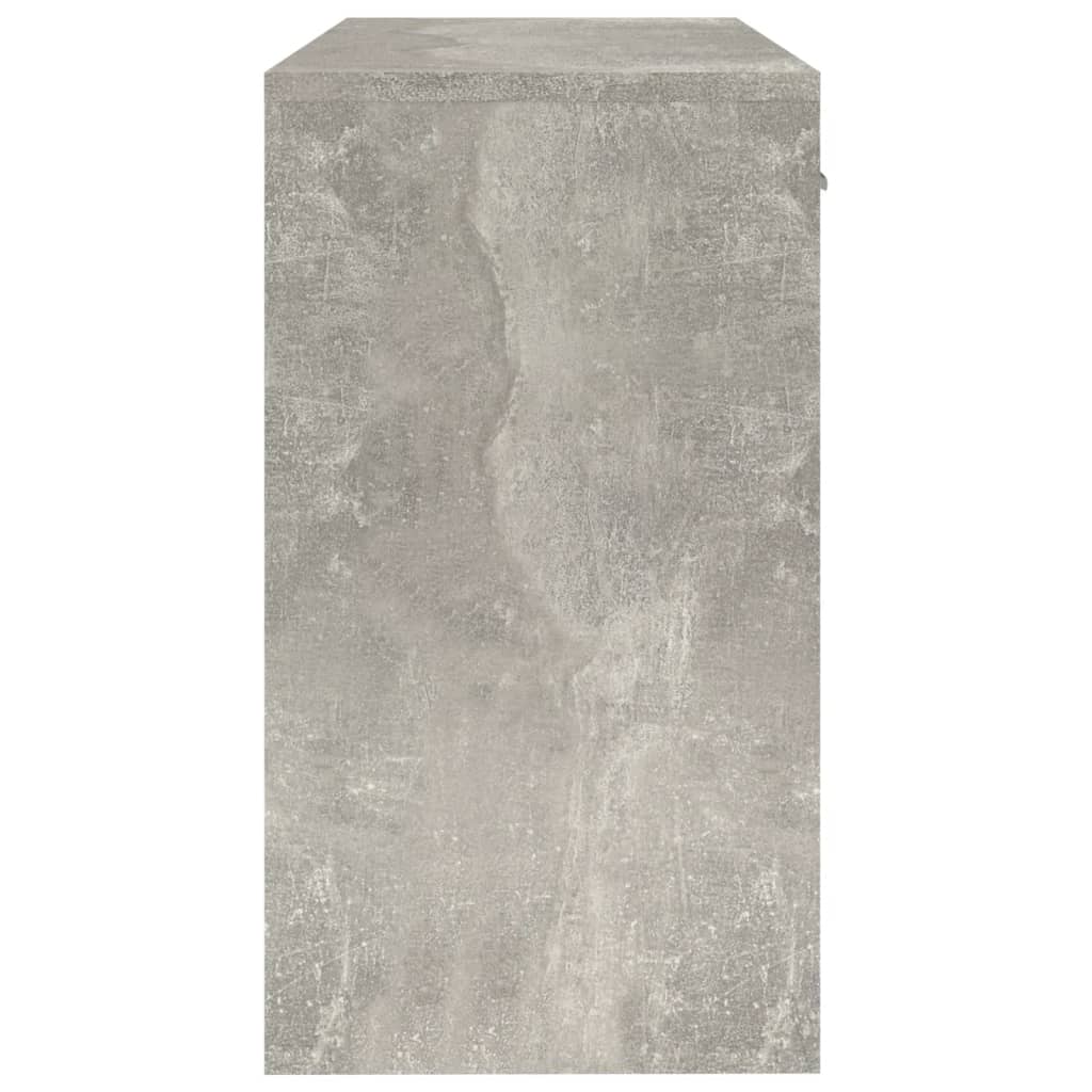 vidaXL Bureau met lade en kastje 100x40x73 cm eiken