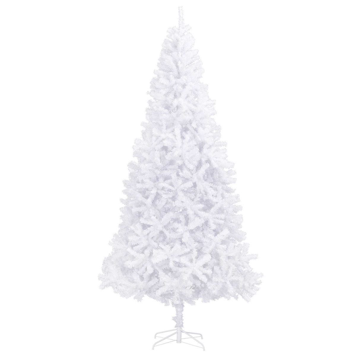 vidaXL Kunstkerstboom met 300 LED Wit 300 cm PVC en staal