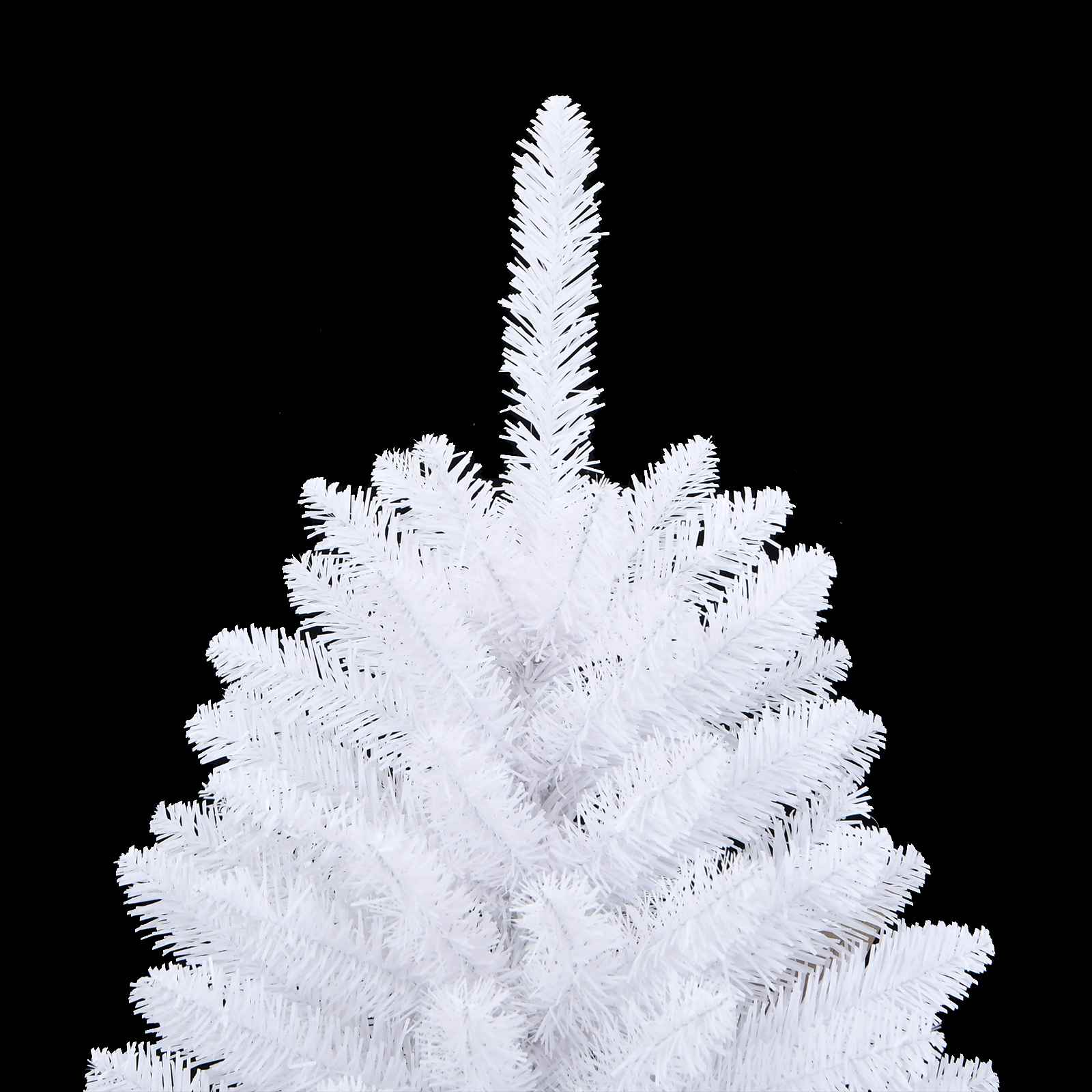 vidaXL Kunstmatige Inklapbare Kerstboom Wit 120 cm PVC en Staal