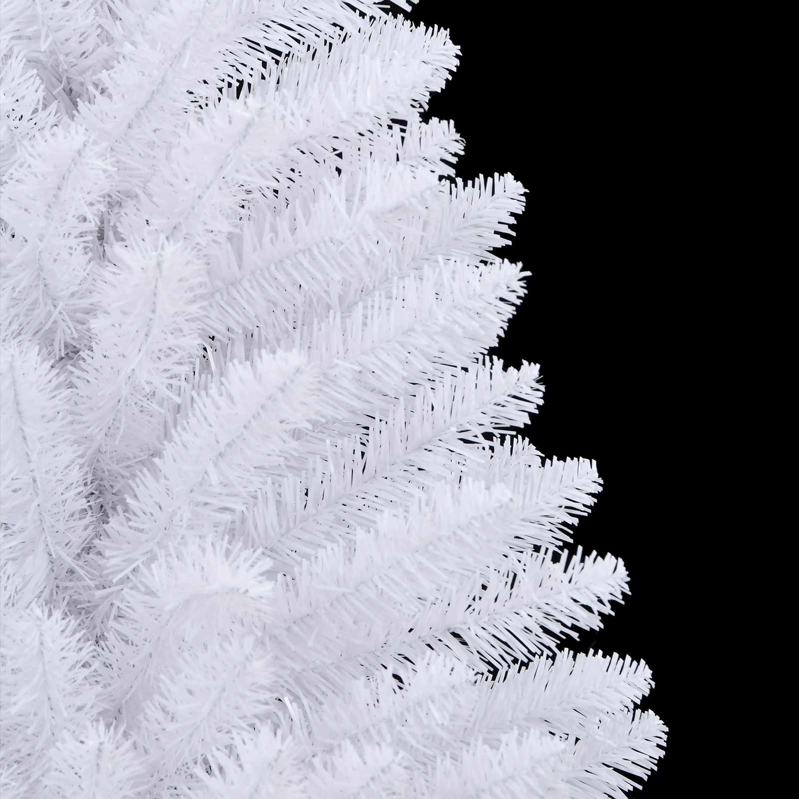 vidaXL Kunstmatige Inklapbare Kerstboom Wit 120 cm PVC en Staal