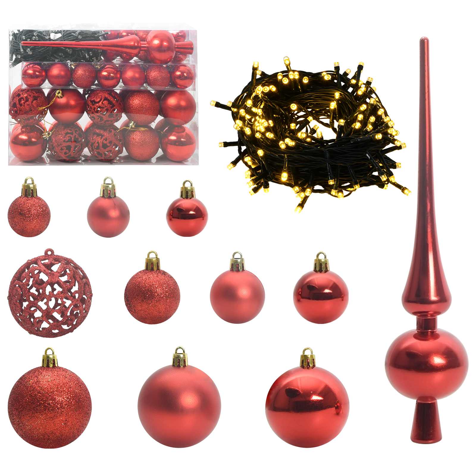 vidaXL Kunstmatige Inklapbare Kerstboom Wit 120 cm PVC en Staal