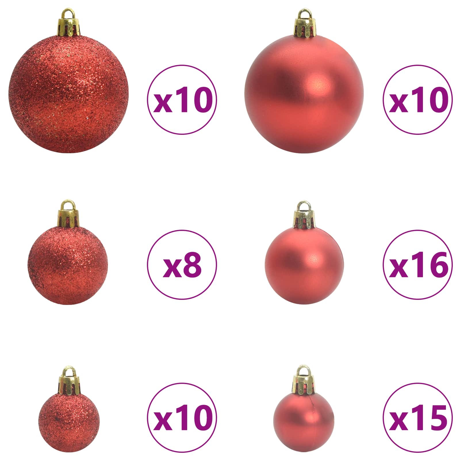 vidaXL Kunstmatige Inklapbare Kerstboom Wit 180 cm PVC en staal