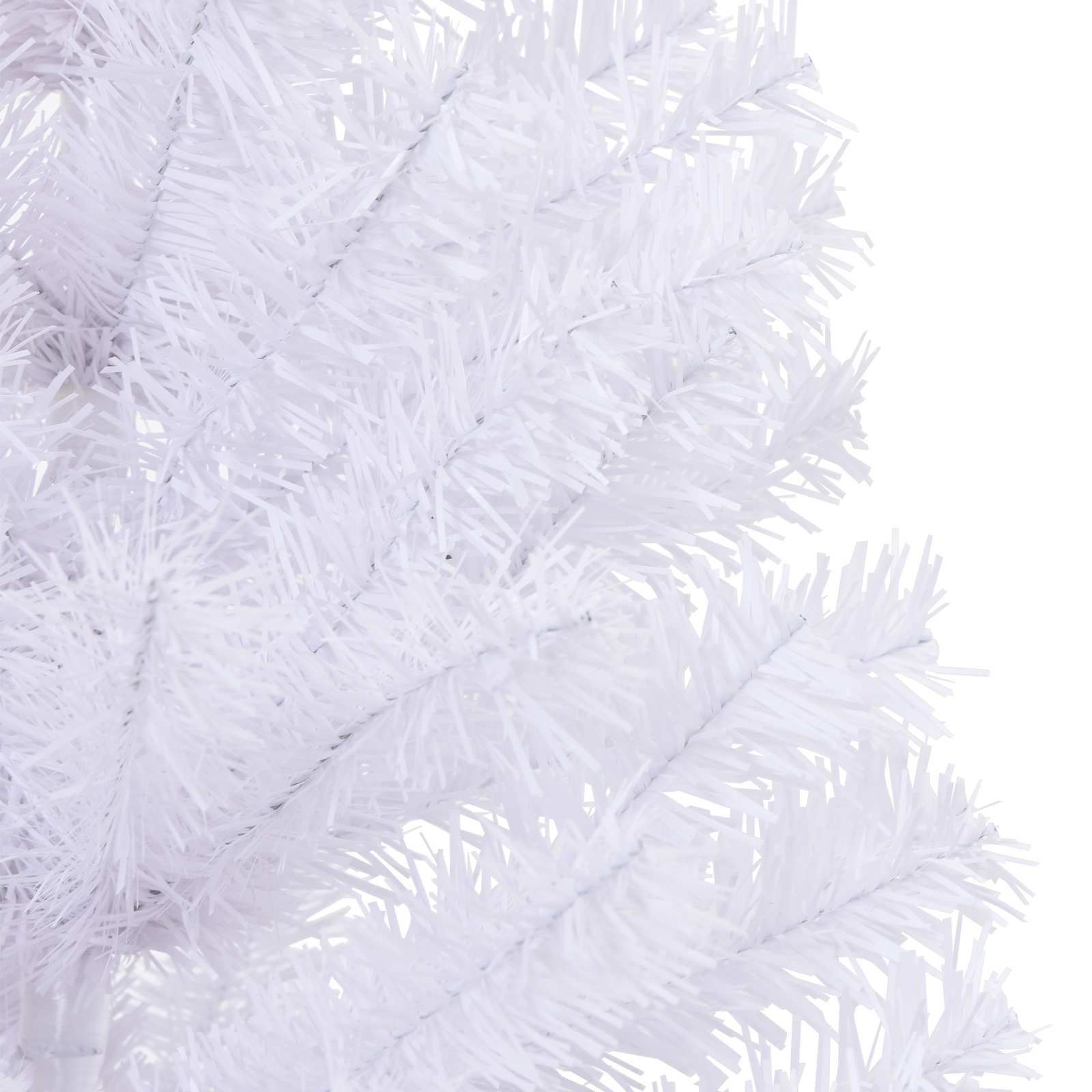 vidaXL Kunstkerstboom met 150 LED Wit 120 cm PVC en Staal