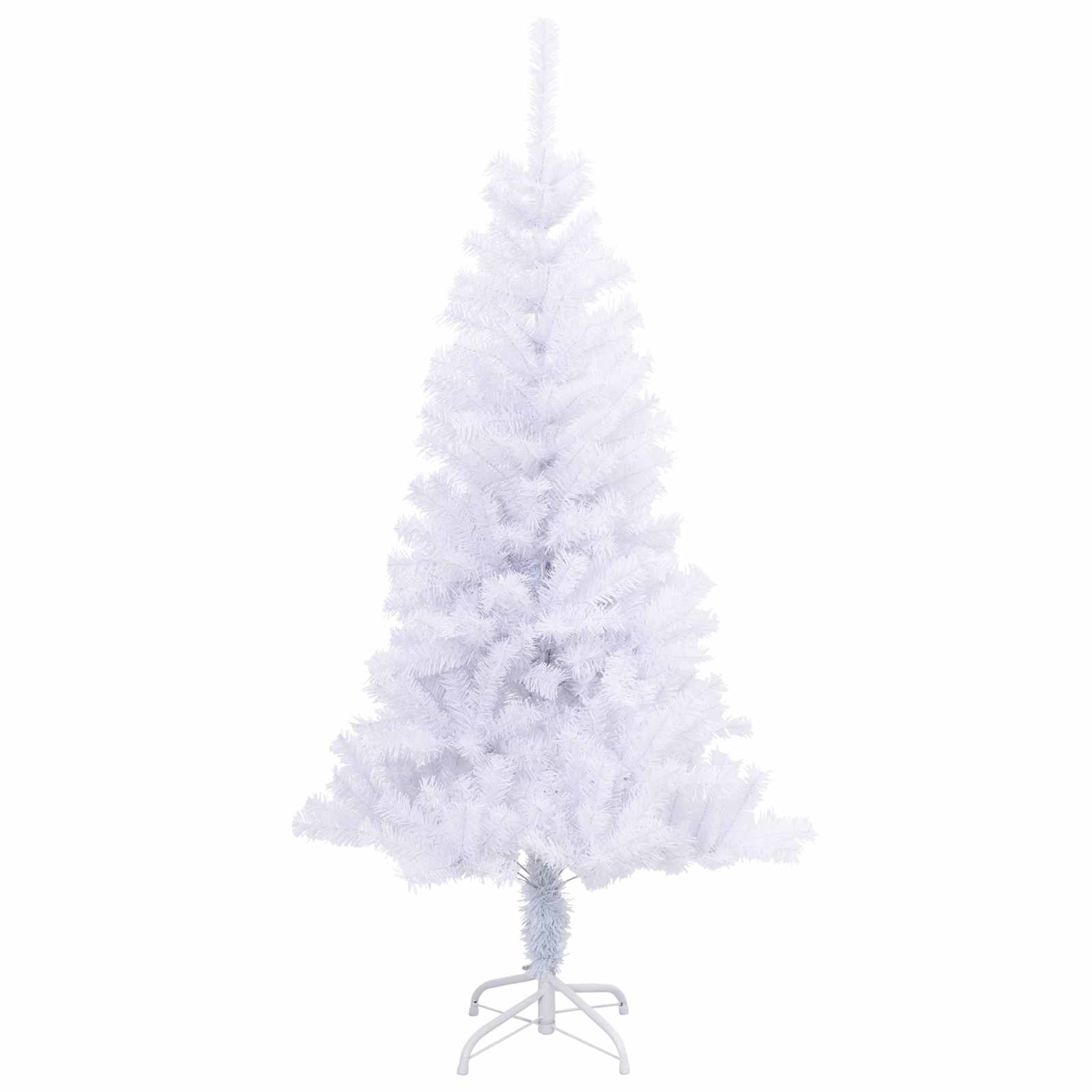 vidaXL Kunstkerstboom met 150 LED Wit 120 cm PVC en Staal