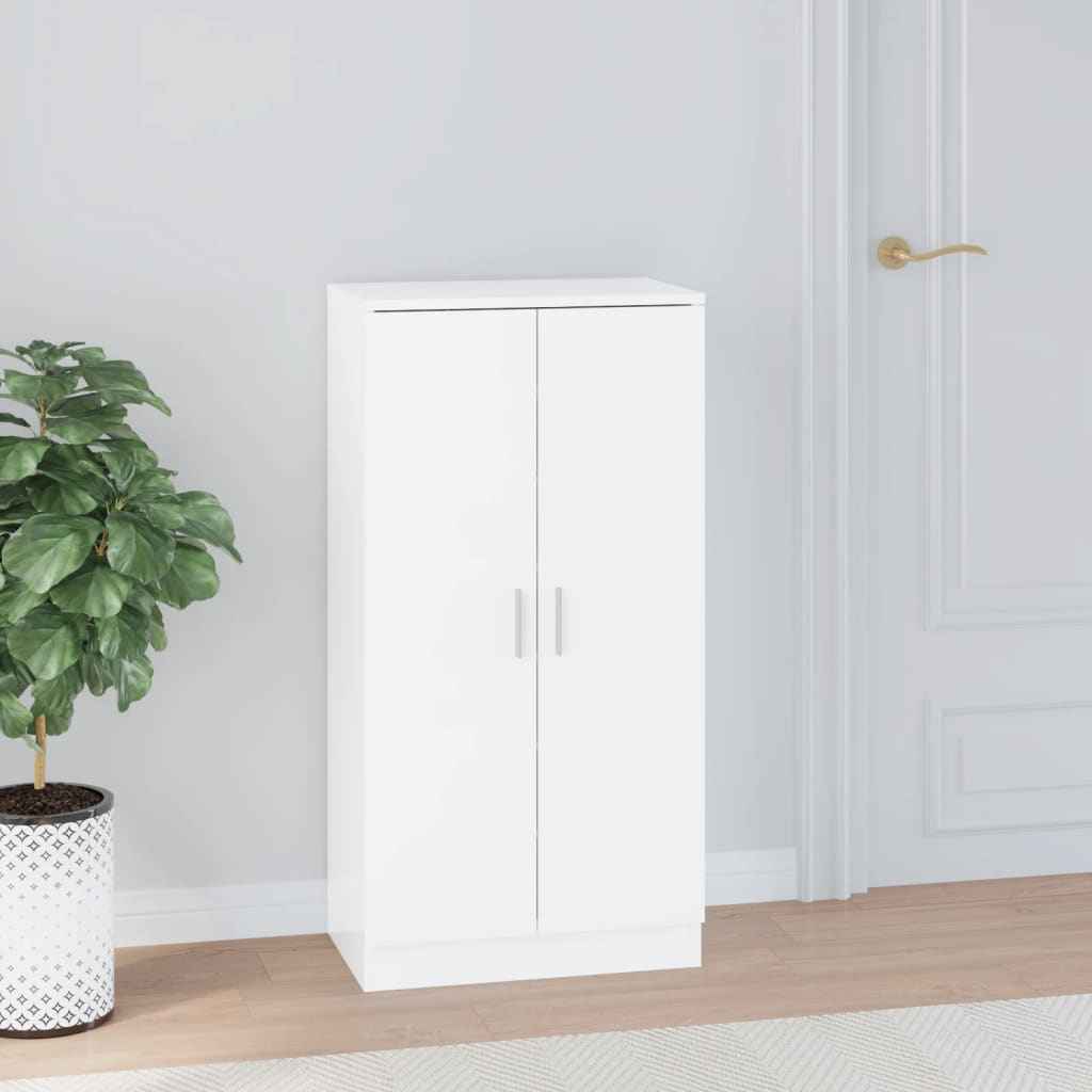 vidaXL Schoenenkast 7 planken eiken