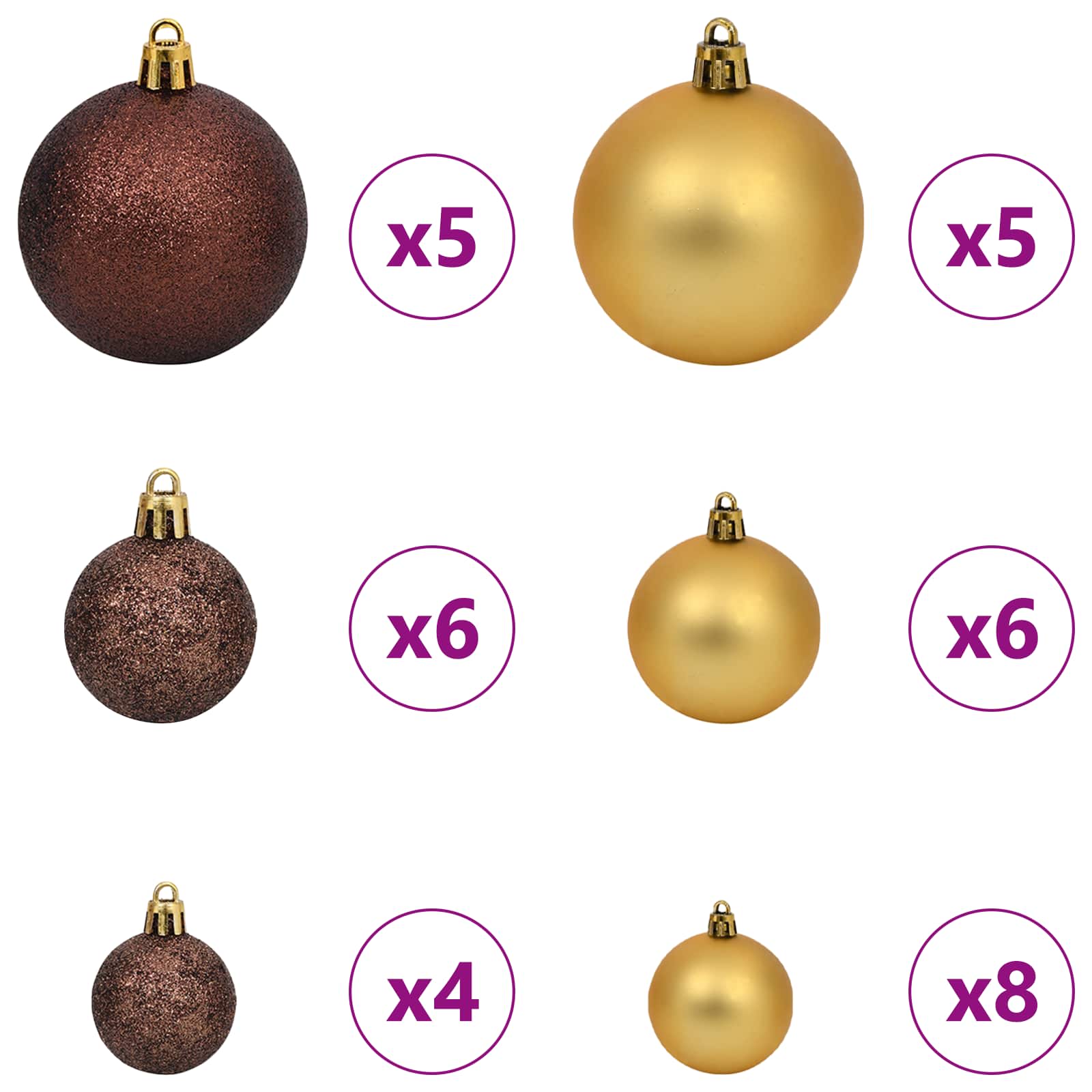 vidaXL Kunstkerstboom met 150 LED Wit 120 cm PVC en Staal