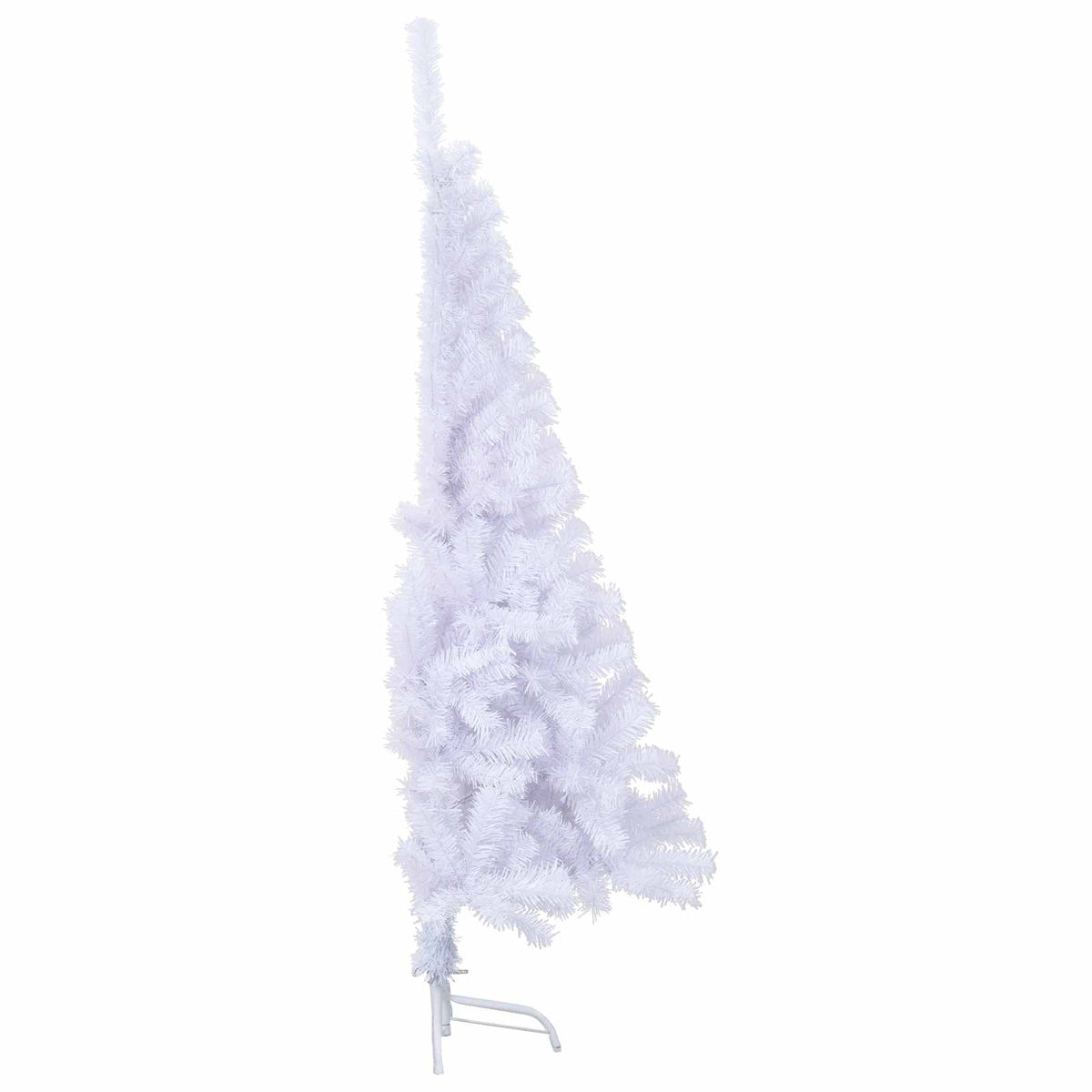 vidaXL Kunstkerstboom met 150 LED Wit 120 cm PVC en staal