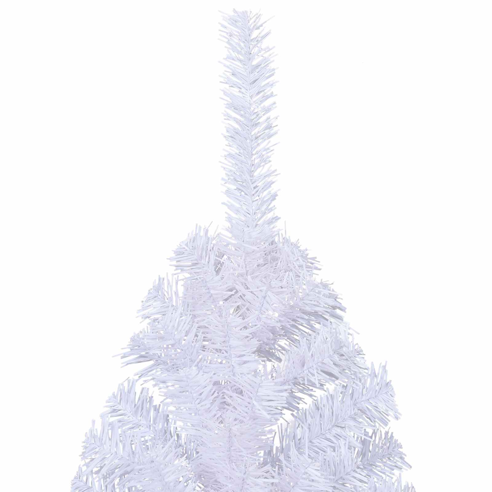 vidaXL Kunstkerstboom met 300 LED Wit 180 cm PVC en staal