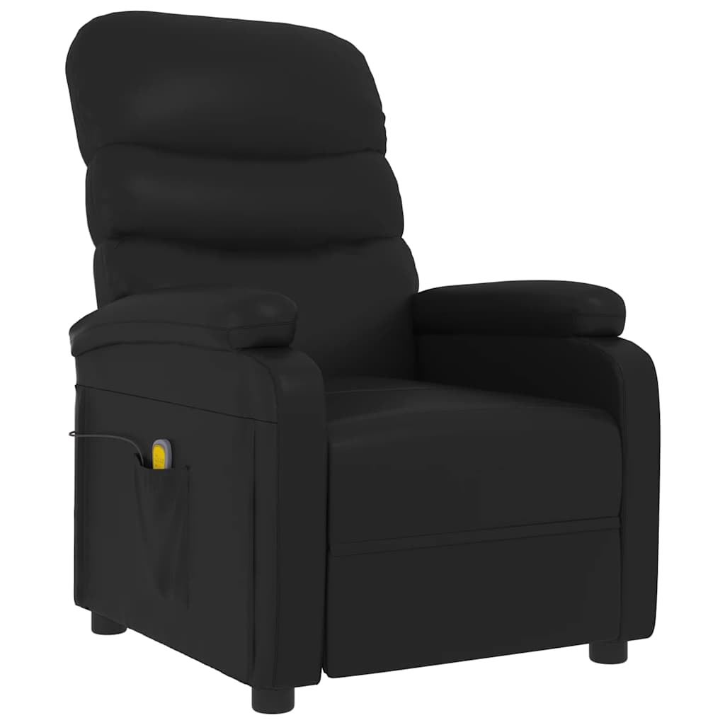 vidaXL Massagestoel kunstleer crèmekleurig