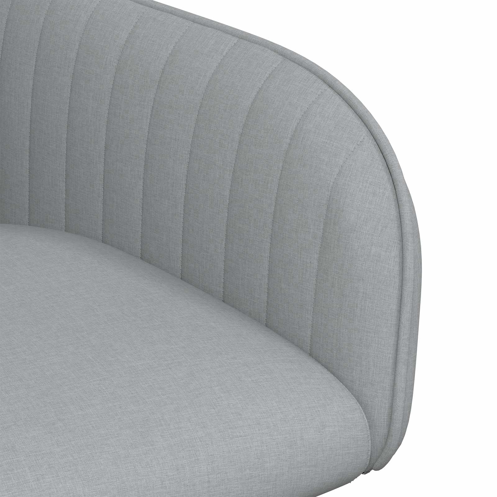 vidaXL Eettafelstoelen 4 pcs Stof Lichtgrijs 56,5 x 50 x 87,5 cm