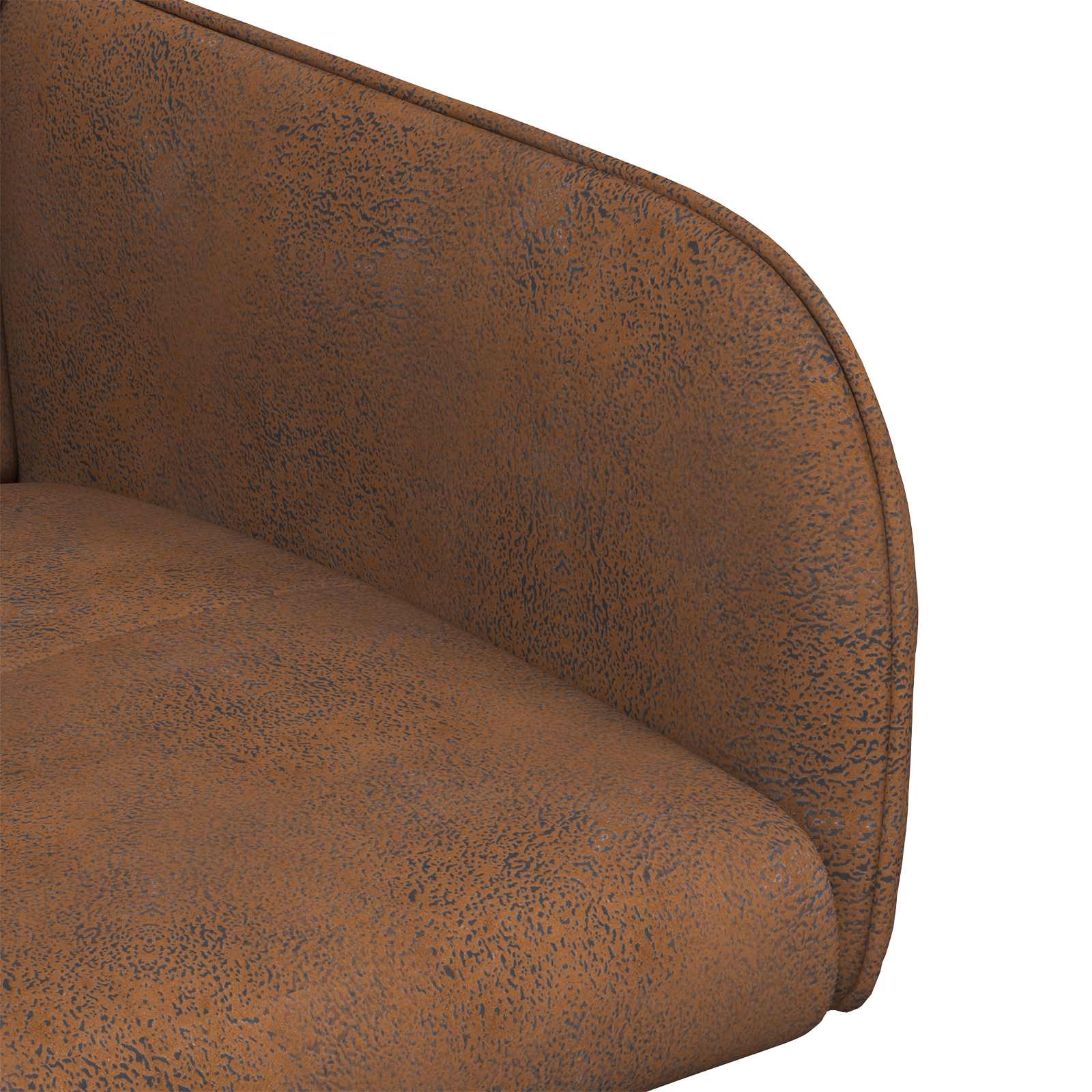 vidaXL Eettafelstoelen 4 pcs Nep Suede Leer Bruin 59 x 56,5 x 85 cm