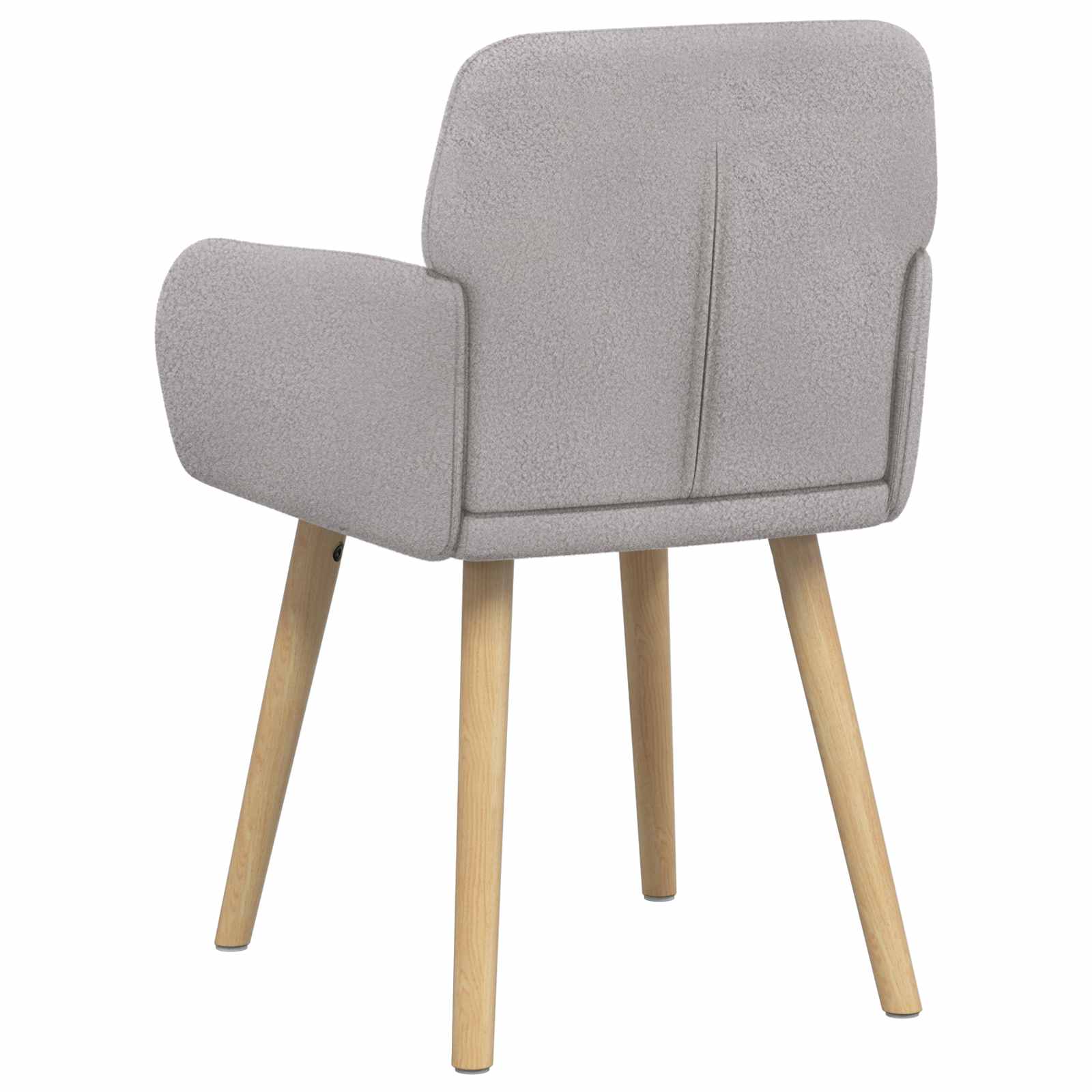 vidaXL Eettafelstoelen 4 pcs Bouclé Lichtgrijs 59 x 57 x 85 cm