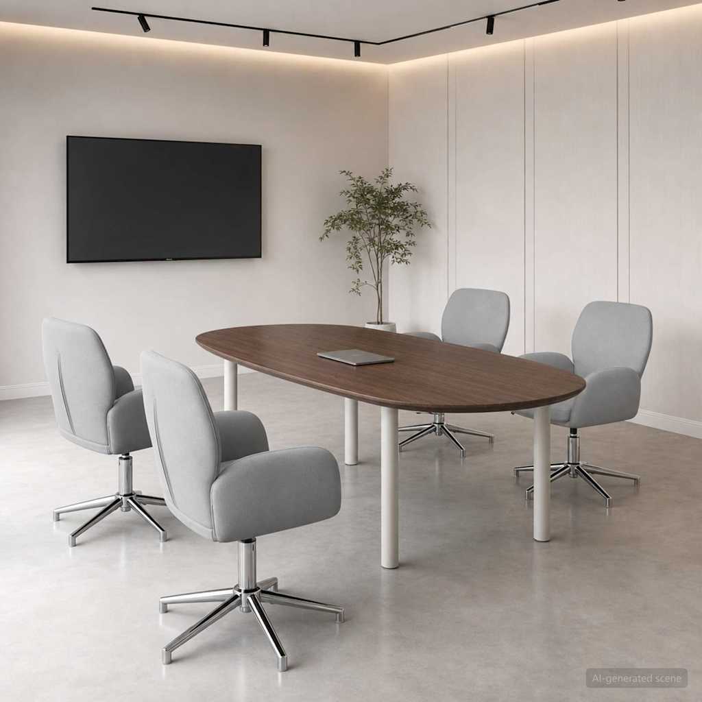 vidaXL Draaiende Bureaustoelen 2 st 54 x 58 x 90 cm Lichtgrijs Stof