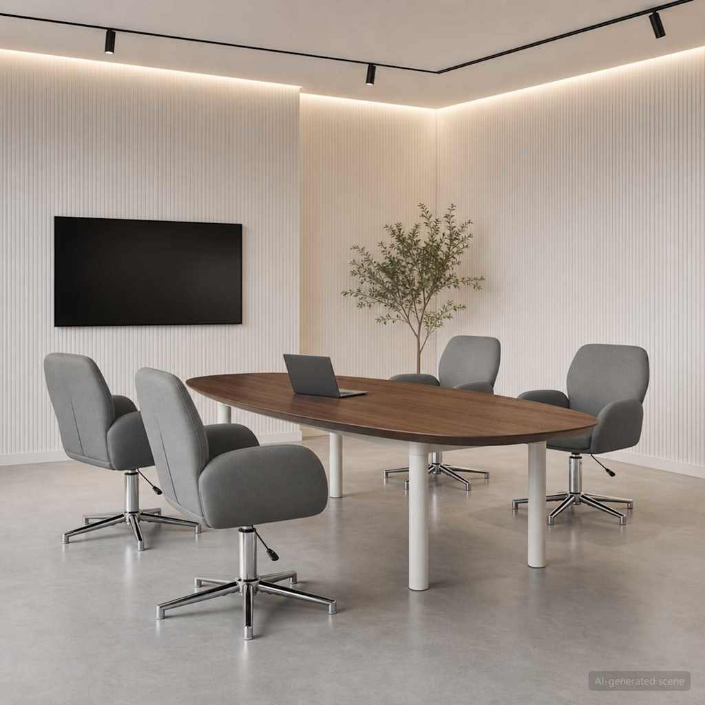 vidaXL Draaiende Bureaustoelen 2 st 54 x 58 x 90 cm Lichtgrijs Stof