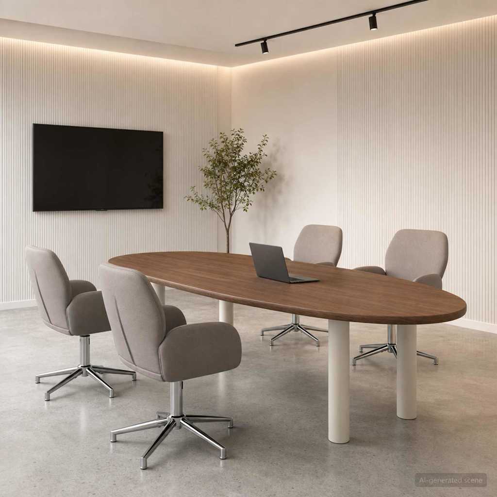 vidaXL Draaiende Bureaustoelen 2 st 54 x 58 x 90 cm Lichtgrijs Stof
