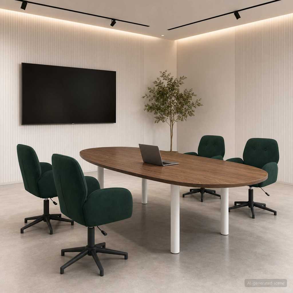 vidaXL Draaiende Bureaustoelen 2 st 54 x 55 x 90 cm Lichtgrijs fluweel