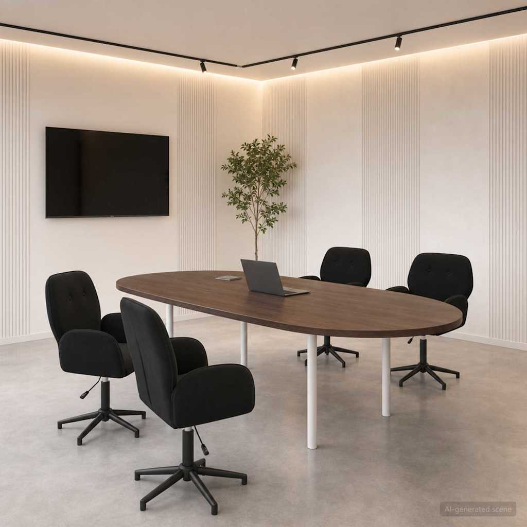 vidaXL Draaiende Bureaustoelen 2 st 54 x 55 x 90 cm Lichtgrijs fluweel