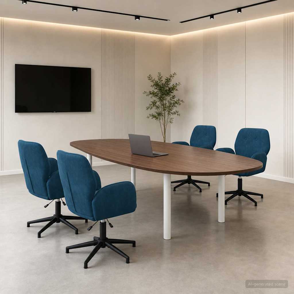 vidaXL Draaiende Bureaustoelen 2 st 54 x 55 x 90 cm Lichtgrijs fluweel