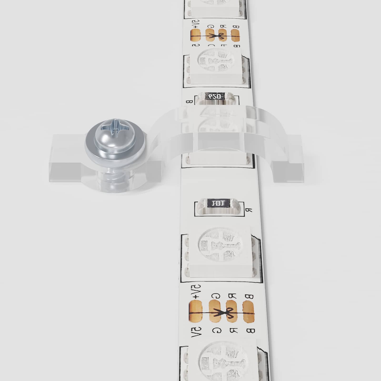 vidaXL LED-strip 4 pcs Zwart en transparant 300 cm Koper en kunststof