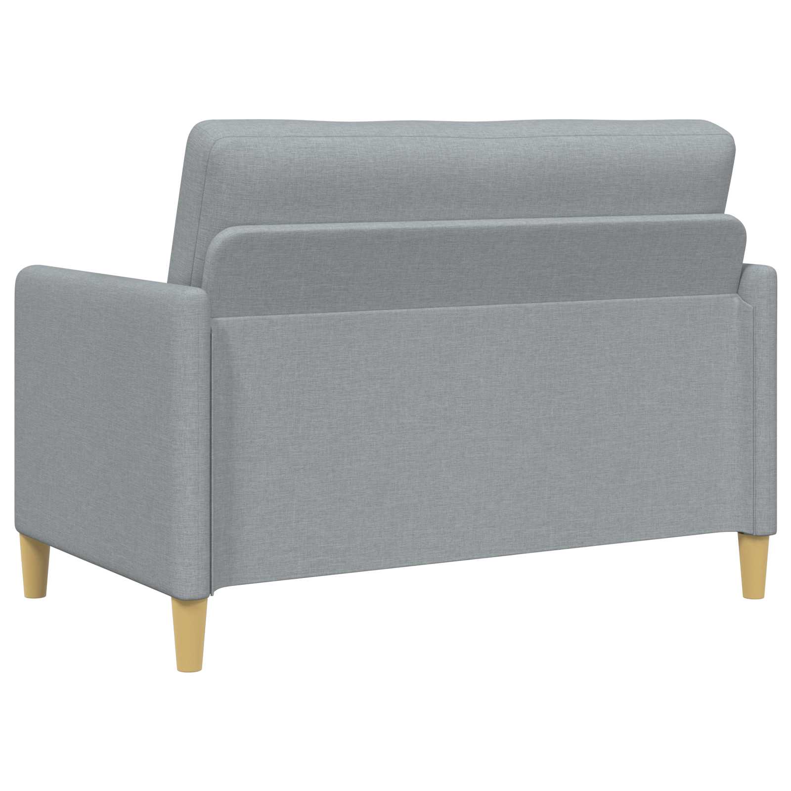 vidaXL Bankenset met opbergruimte 2 pcs Lichtgrijs Polyester