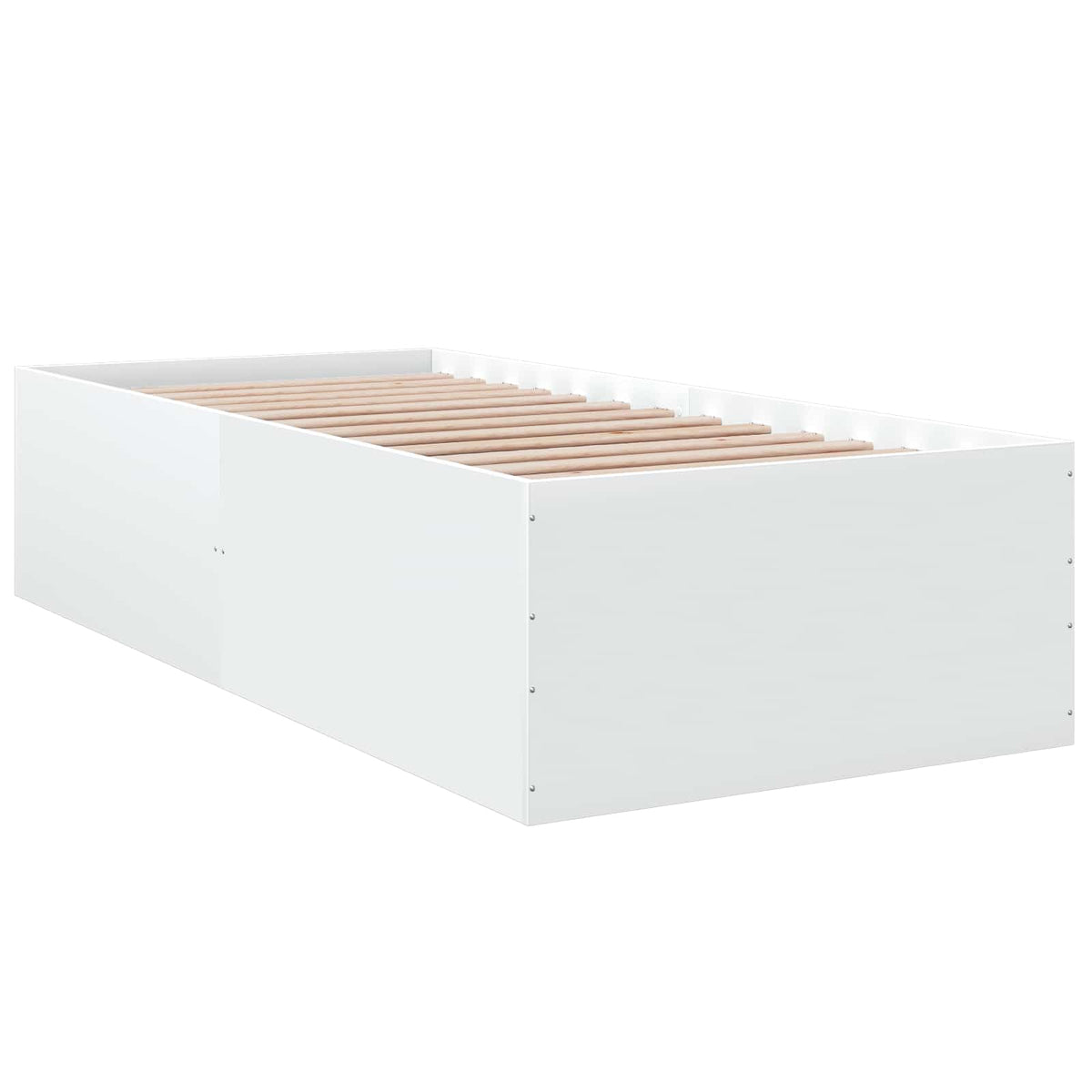 vidaXL Bedframe bewerkt hout grijs sonoma eikenkleurig 160x200 cm