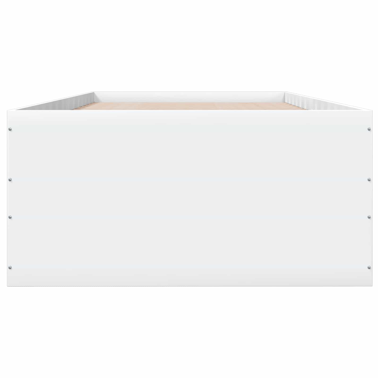 vidaXL Bedframe bewerkt hout grijs sonoma eikenkleurig 160x200 cm