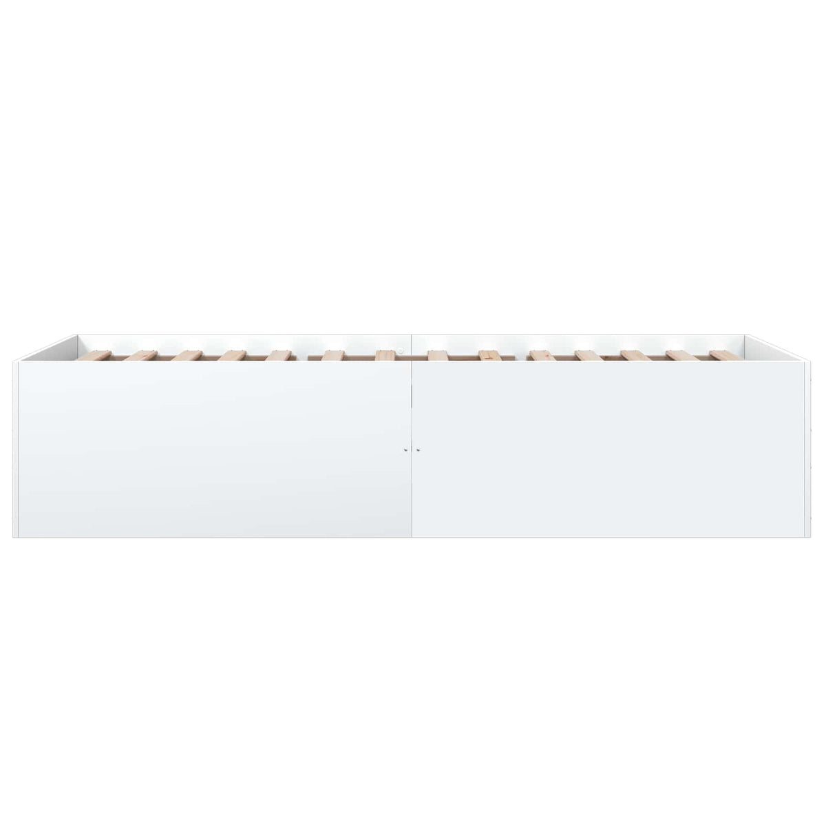 vidaXL Bedframe bewerkt hout grijs sonoma eikenkleurig 160x200 cm