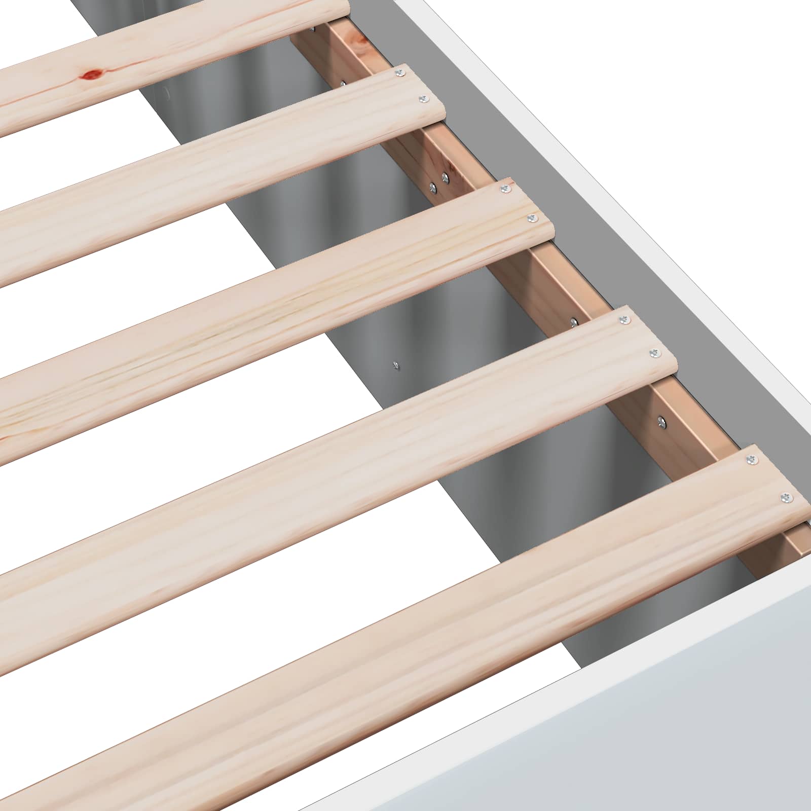vidaXL Bedframe bewerkt hout grijs sonoma eikenkleurig 160x200 cm