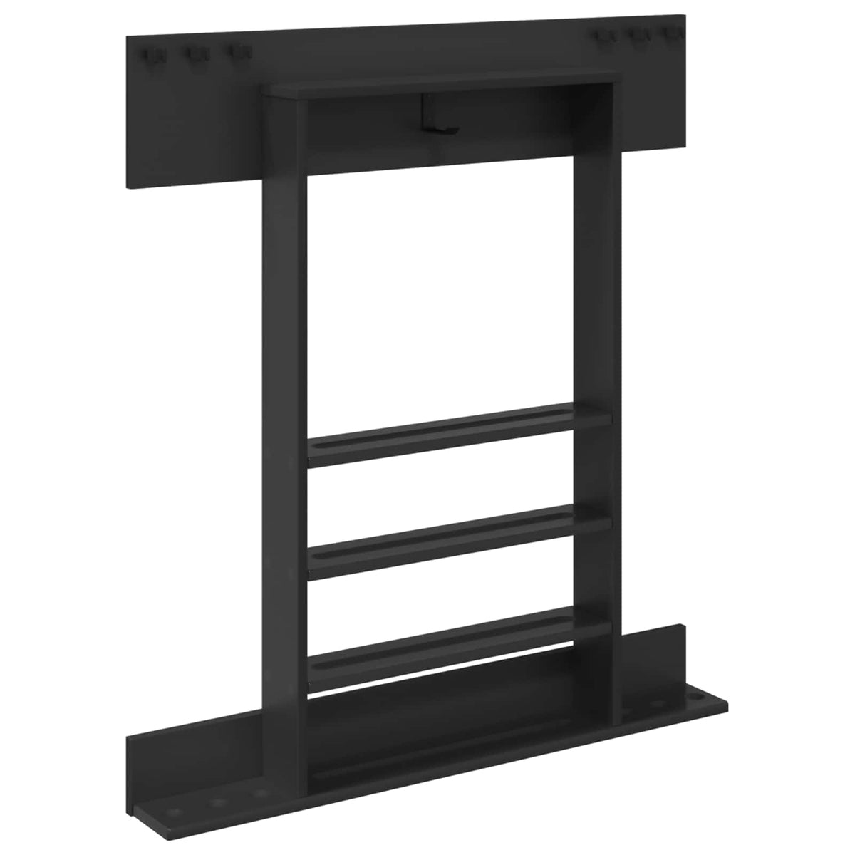 vidaXL Biljartkeu standaard Bewerkt hout 93 x 12 x 103 cm Wit