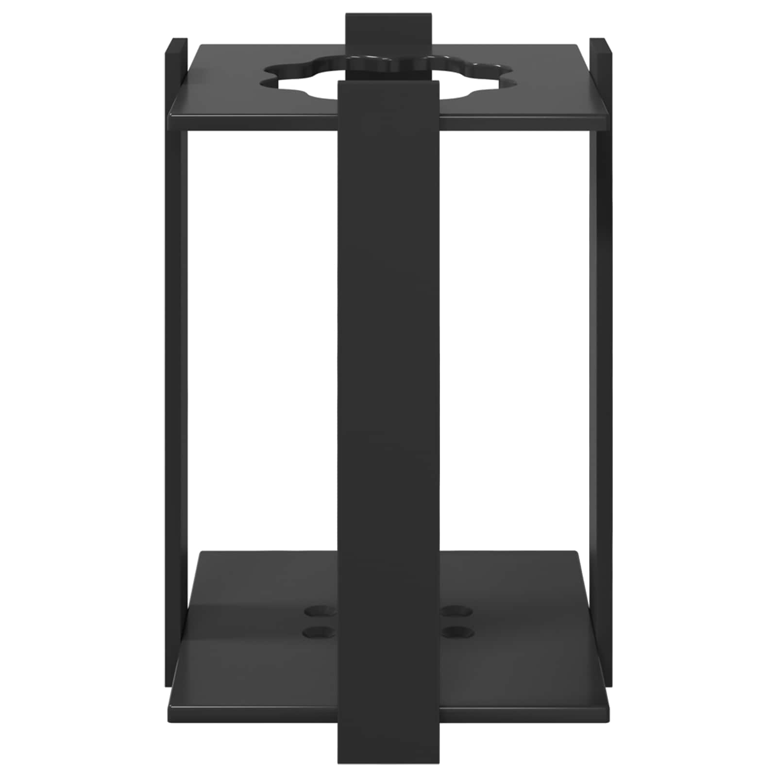 vidaXL Biljartkeu standaard Bewerkt hout 42 x 43 x 60 cm Wit