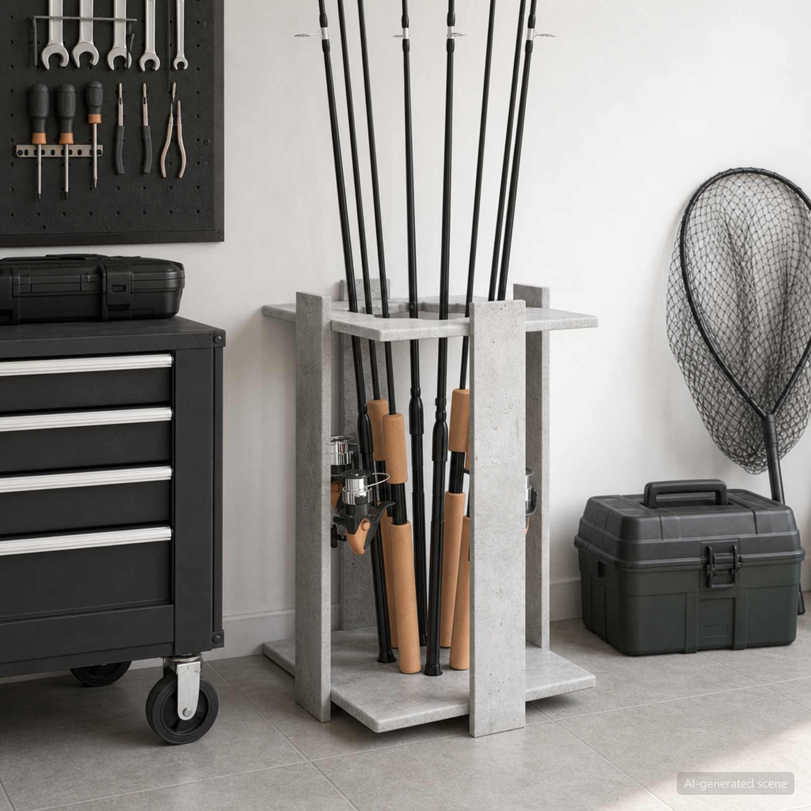 vidaXL Biljartkeu standaard Bewerkt hout 42 x 43 x 60 cm Wit
