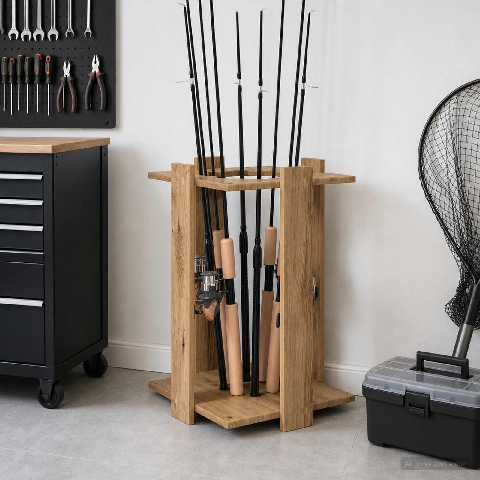 vidaXL Biljartkeu standaard Bewerkt hout 42 x 43 x 60 cm Wit