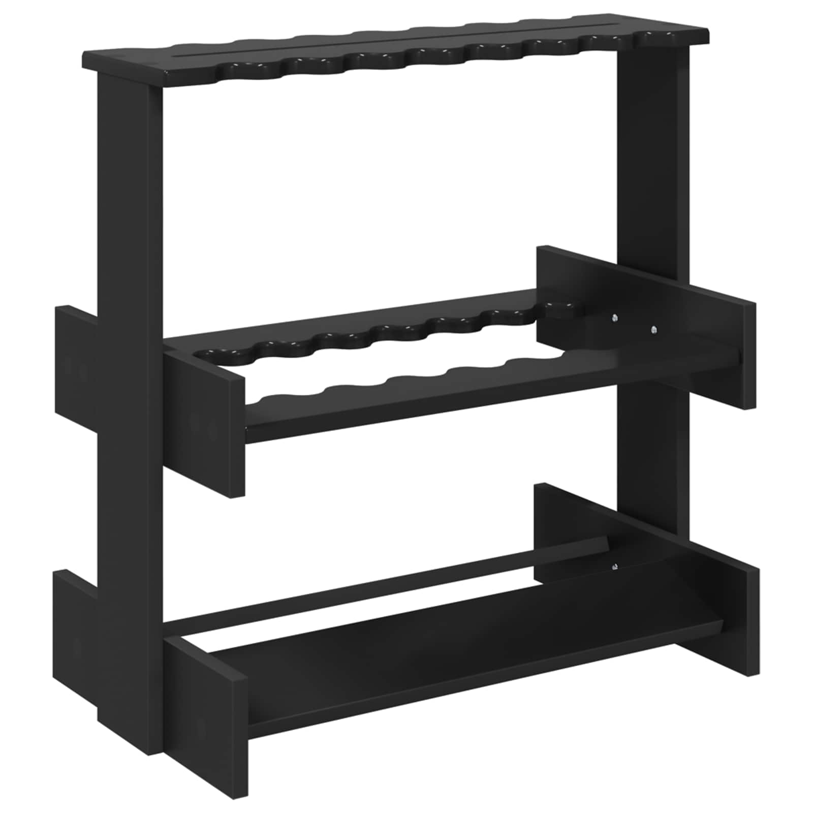 vidaXL Biljartkeu standaard Bewerkt hout 60 x 35 x 60 cm Wit