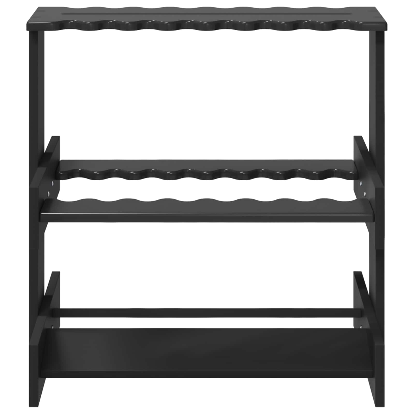 vidaXL Biljartkeu standaard Bewerkt hout 60 x 35 x 60 cm Wit