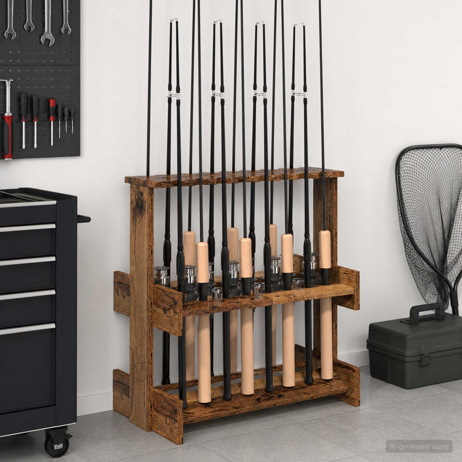 vidaXL Biljartkeu standaard Bewerkt hout 60 x 35 x 60 cm Wit