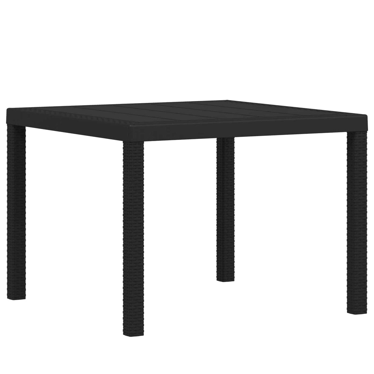 vidaXL Tuin eettafelset 5 st Antraciet- en crèmekleurig PP